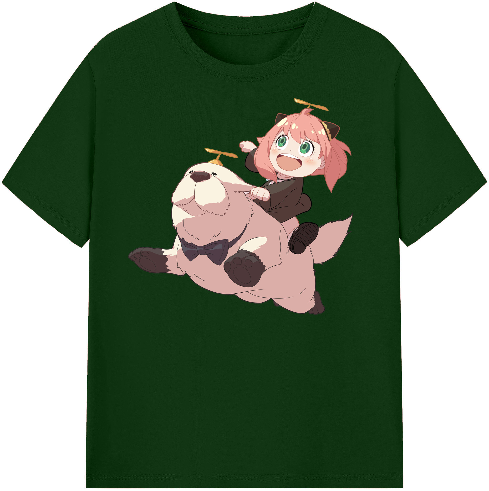 （画像用） SPY×FAMILY间谍家家酒 綿100％半袖Tシャツ（フロントプリント）